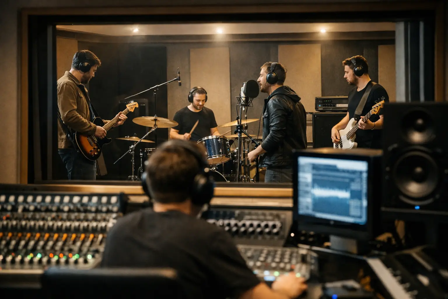 Lemezfelvétel menete zenekaroknak