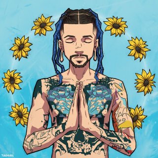 Young Stork - Sunflower