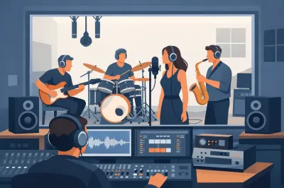 Hogyan zajlik egy zenekari hangfelvétel?