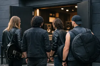 Rock zenekar felvétel tippek stúdió előtt