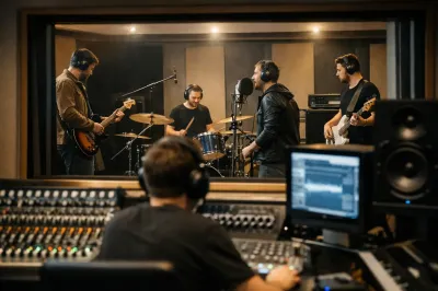 Lemezfelvétel menete zenekaroknak