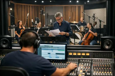 Zenekari hangfelvétel előkészítése lépésről